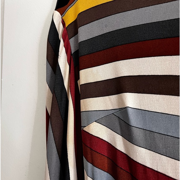 RARE Vintage 1960’s Emilio Pucci Signature Print Jersey Dress w/ beaded belt - Picture 7 of 10